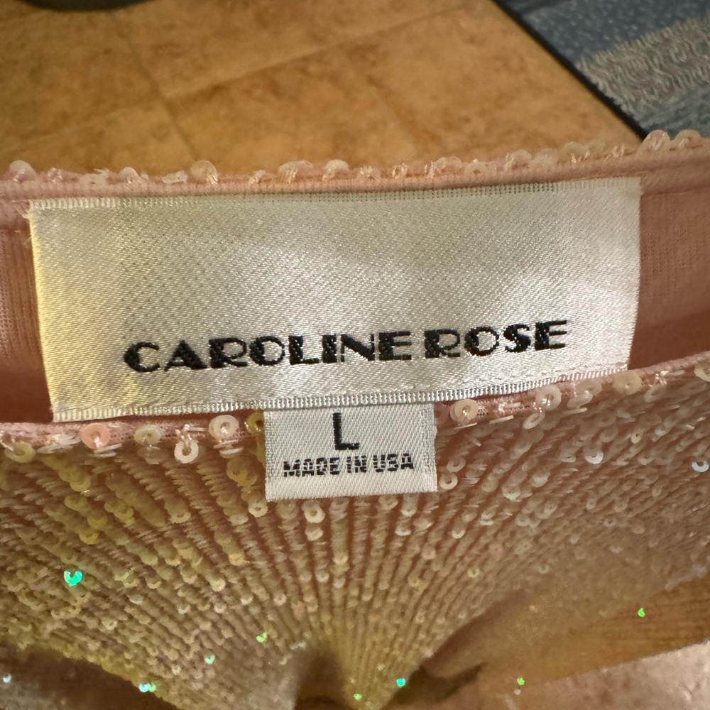 Pink Sequin Sleeveless Top - image 6